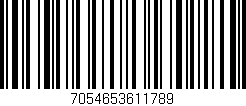 Código de barras (EAN, GTIN, SKU, ISBN): '7054653611789'