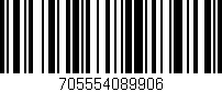 Código de barras (EAN, GTIN, SKU, ISBN): '705554089906'