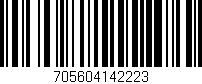 Código de barras (EAN, GTIN, SKU, ISBN): '705604142223'