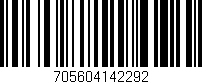 Código de barras (EAN, GTIN, SKU, ISBN): '705604142292'