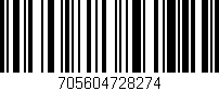 Código de barras (EAN, GTIN, SKU, ISBN): '705604728274'