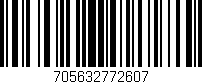 Código de barras (EAN, GTIN, SKU, ISBN): '705632772607'