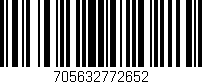 Código de barras (EAN, GTIN, SKU, ISBN): '705632772652'