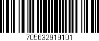 Código de barras (EAN, GTIN, SKU, ISBN): '705632919101'