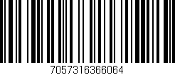 Código de barras (EAN, GTIN, SKU, ISBN): '7057316366064'