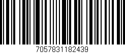Código de barras (EAN, GTIN, SKU, ISBN): '7057831182439'