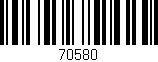 Código de barras (EAN, GTIN, SKU, ISBN): '70580'