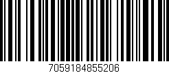 Código de barras (EAN, GTIN, SKU, ISBN): '7059184855206'