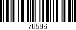Código de barras (EAN, GTIN, SKU, ISBN): '70596'