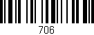 Código de barras (EAN, GTIN, SKU, ISBN): '706'