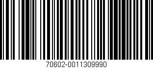 Código de barras (EAN, GTIN, SKU, ISBN): '70602-0011309990'