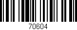 Código de barras (EAN, GTIN, SKU, ISBN): '70604'