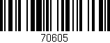 Código de barras (EAN, GTIN, SKU, ISBN): '70605'