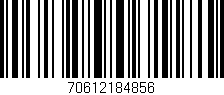 Código de barras (EAN, GTIN, SKU, ISBN): '70612184856'