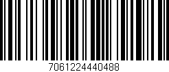Código de barras (EAN, GTIN, SKU, ISBN): '7061224440488'