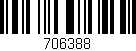 Código de barras (EAN, GTIN, SKU, ISBN): '706388'