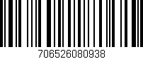 Código de barras (EAN, GTIN, SKU, ISBN): '706526080938'