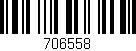 Código de barras (EAN, GTIN, SKU, ISBN): '706558'