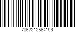 Código de barras (EAN, GTIN, SKU, ISBN): '7067313564196'