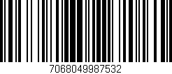 Código de barras (EAN, GTIN, SKU, ISBN): '7068049987532'