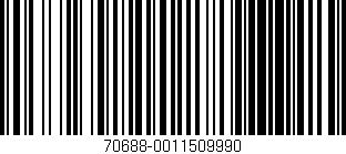 Código de barras (EAN, GTIN, SKU, ISBN): '70688-0011509990'