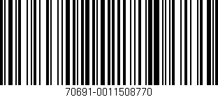 Código de barras (EAN, GTIN, SKU, ISBN): '70691-0011508770'