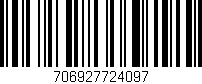 Código de barras (EAN, GTIN, SKU, ISBN): '706927724097'