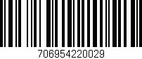 Código de barras (EAN, GTIN, SKU, ISBN): '706954220029'
