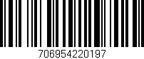 Código de barras (EAN, GTIN, SKU, ISBN): '706954220197'