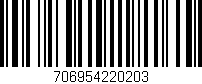 Código de barras (EAN, GTIN, SKU, ISBN): '706954220203'