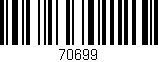 Código de barras (EAN, GTIN, SKU, ISBN): '70699'