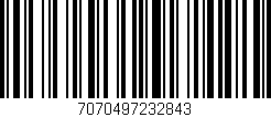 Código de barras (EAN, GTIN, SKU, ISBN): '7070497232843'