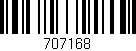 Código de barras (EAN, GTIN, SKU, ISBN): '707168'