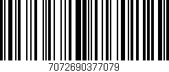 Código de barras (EAN, GTIN, SKU, ISBN): '7072690377079'