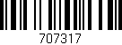 Código de barras (EAN, GTIN, SKU, ISBN): '707317'