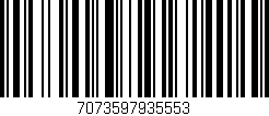 Código de barras (EAN, GTIN, SKU, ISBN): '7073597935553'