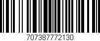 Código de barras (EAN, GTIN, SKU, ISBN): '707387772130'