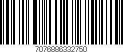 Código de barras (EAN, GTIN, SKU, ISBN): '7076886332750'