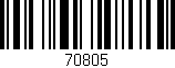 Código de barras (EAN, GTIN, SKU, ISBN): '70805'