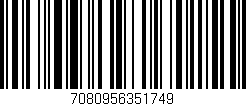 Código de barras (EAN, GTIN, SKU, ISBN): '7080956351749'