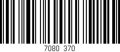 Código de barras (EAN, GTIN, SKU, ISBN): '7080/370'