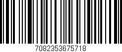 Código de barras (EAN, GTIN, SKU, ISBN): '7082353675718'