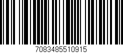 Código de barras (EAN, GTIN, SKU, ISBN): '7083485510915'