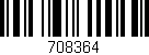 Código de barras (EAN, GTIN, SKU, ISBN): '708364'