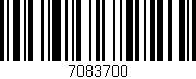 Código de barras (EAN, GTIN, SKU, ISBN): '7083700'