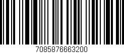 Código de barras (EAN, GTIN, SKU, ISBN): '7085876663200'