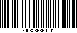 Código de barras (EAN, GTIN, SKU, ISBN): '7086366669702'