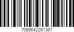 Código de barras (EAN, GTIN, SKU, ISBN): '7088642281387'