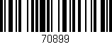 Código de barras (EAN, GTIN, SKU, ISBN): '70899'