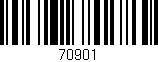 Código de barras (EAN, GTIN, SKU, ISBN): '70901'